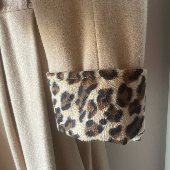 ASOS leopard trim peacoat - Picture 6 of 6